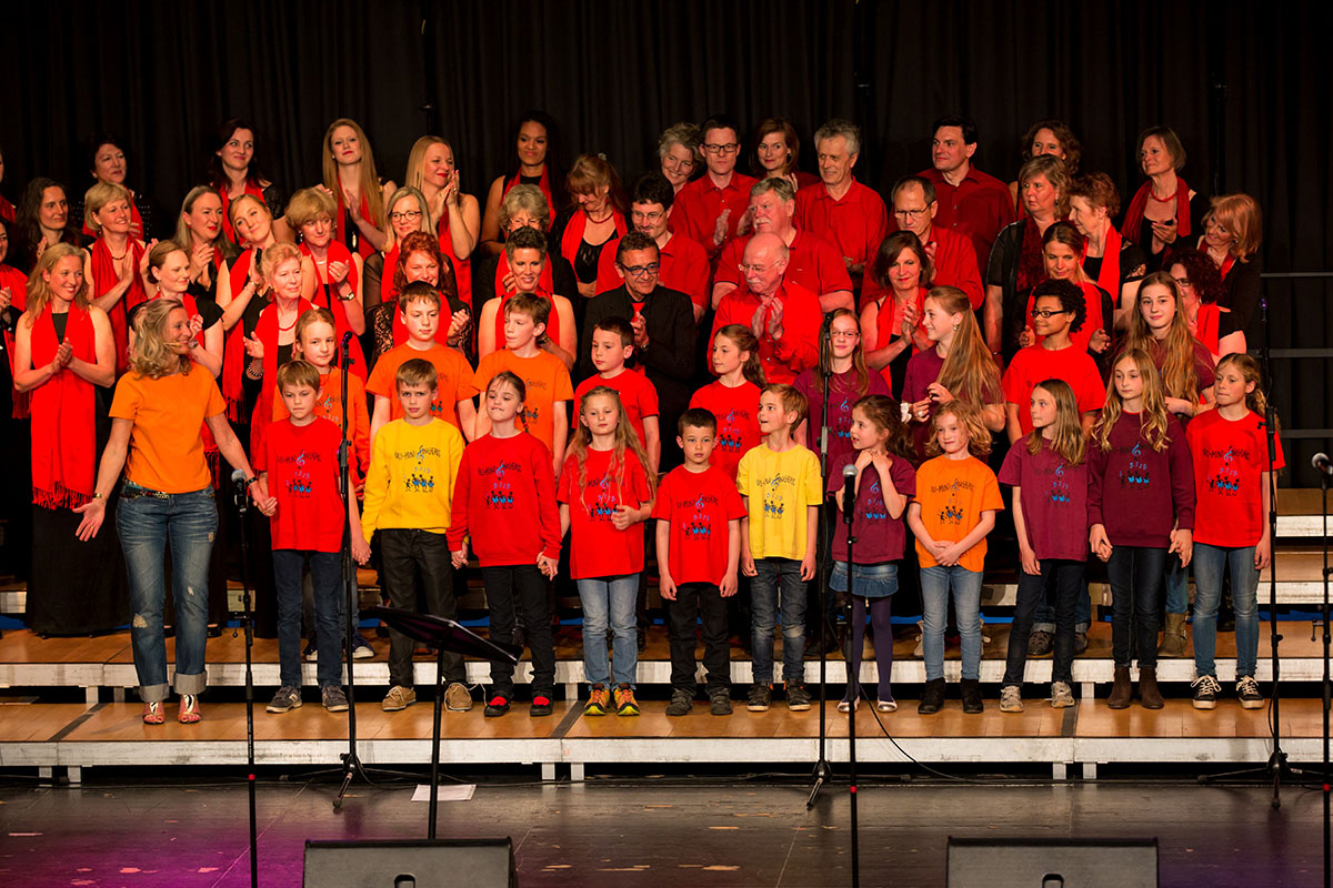 Kinderchor Söcking,Starnberg zusammen mit Uli-Singers