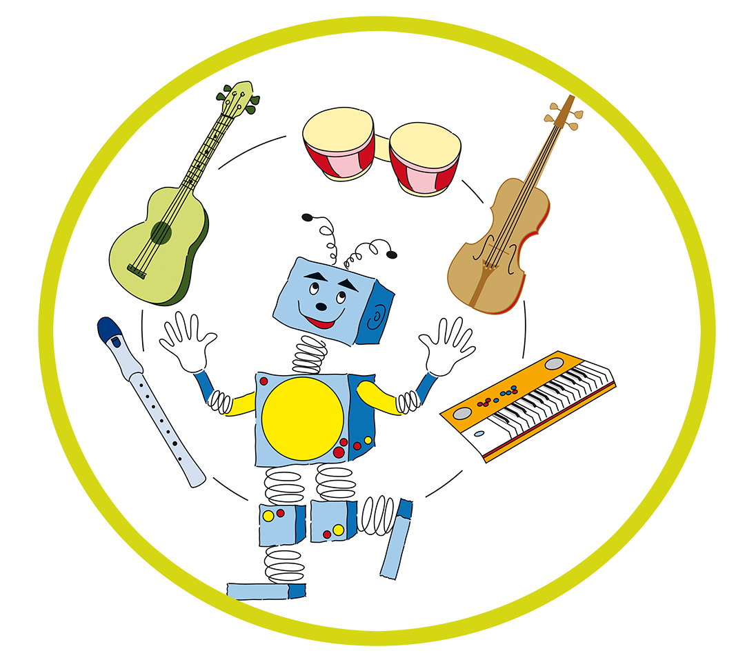 1st Music - Robie mit 5 Instrumenten
